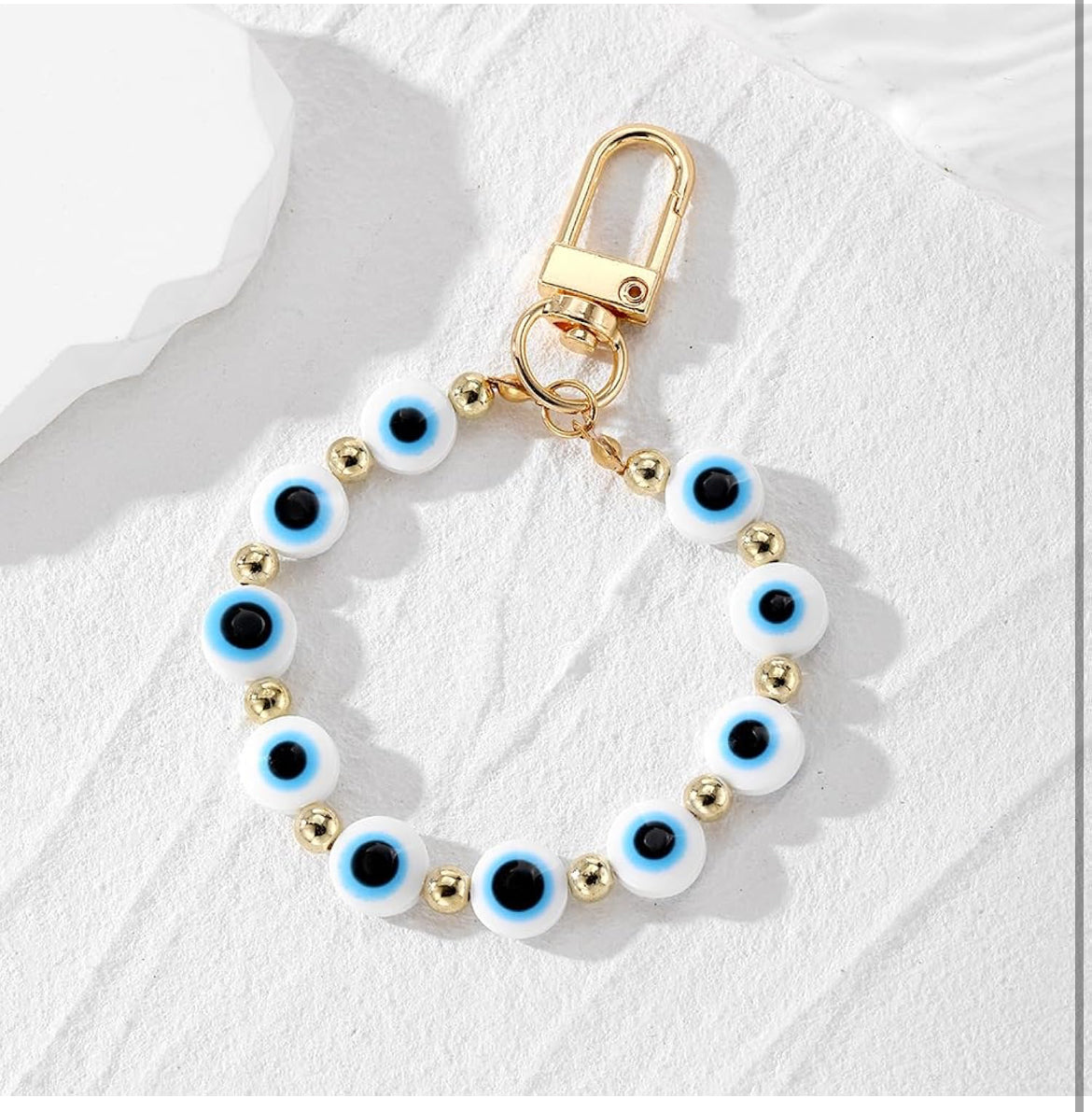 Evil eye keychain
