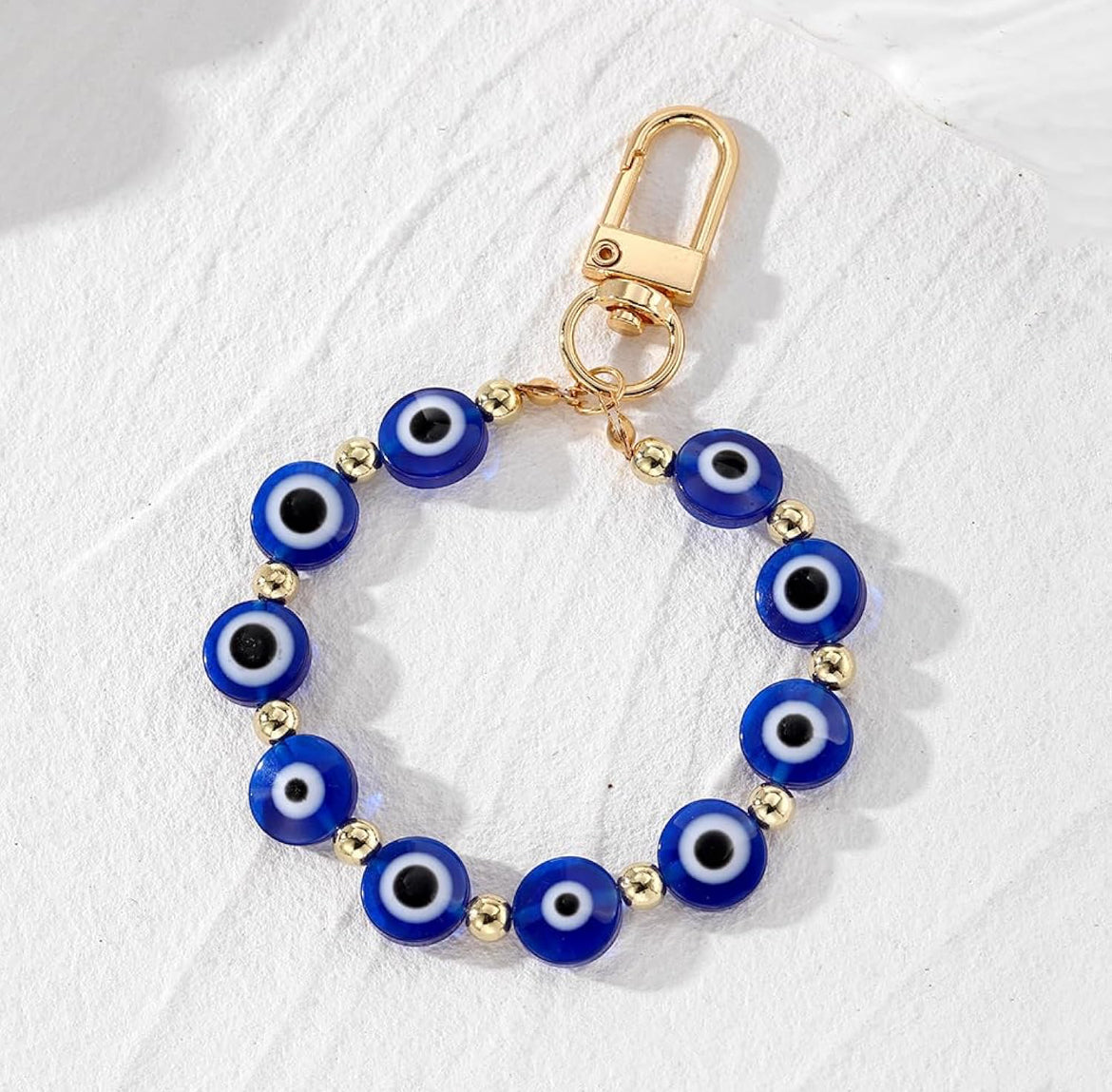 Evil eye keychain